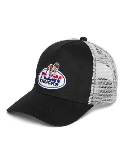 Philipp Plein Mesh Baseball Cap Plein Trucks In Black