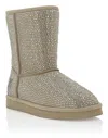 Philipp Plein Mid Flat Boots Stones In Multi
