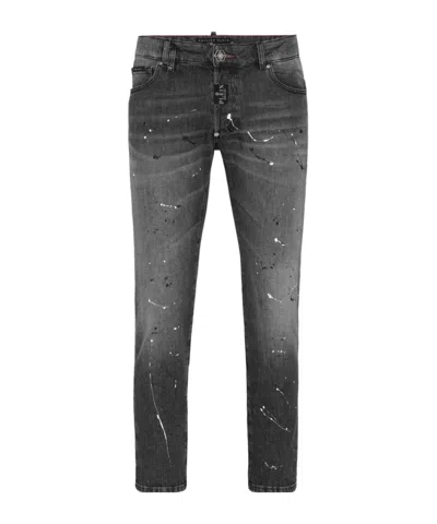 Philipp Plein Mid-rise Skinny Jeans In Black