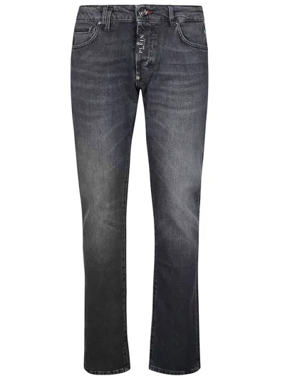 PHILIPP PLEIN PHILIPP PLEIN MID RISE SUPER STRAIGHT LEG JEANS