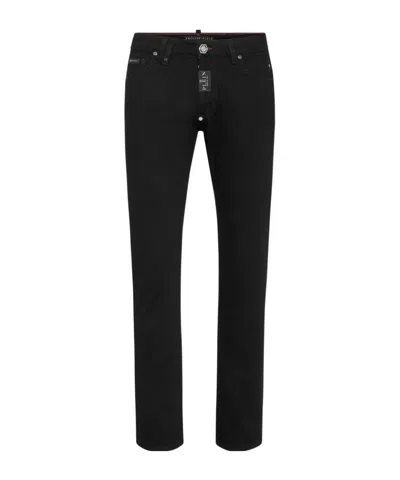 PHILIPP PLEIN MID-WAIST STRAIGHT JEANS