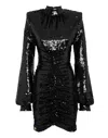 Philipp Plein Midi Dress With Crystals In Black