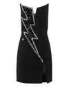Philipp Plein Mini Dress Thunder In Black