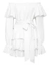 Philipp Plein Mini Dress In White