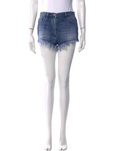 Pre-owned Philipp Plein Mini Shorts In Blue