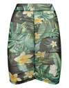 Philipp Plein Graphic-print Ruched Skirt In Multi