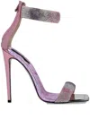 Philipp Plein Mirror Crystal 120mm Stud-embellished Sandals In Pink
