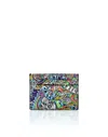 Philipp Plein Mirror Leather Credit Cards Holder Tattoo In Multi