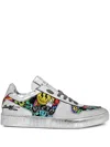 Philipp Plein Sneakers Mit Verspiegeltem Finish In Grau