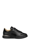 Philipp Plein Lo-top Calfskin Sneakers With Perforated Detailing And Embossed Logo In Multi