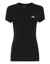 Philipp Plein Modal T-shirt Sexy Pure Round Neck Ss In Black