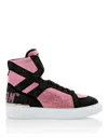 PHILIPP PLEIN MONEY BEAST HI-TOP PINK PARADISE