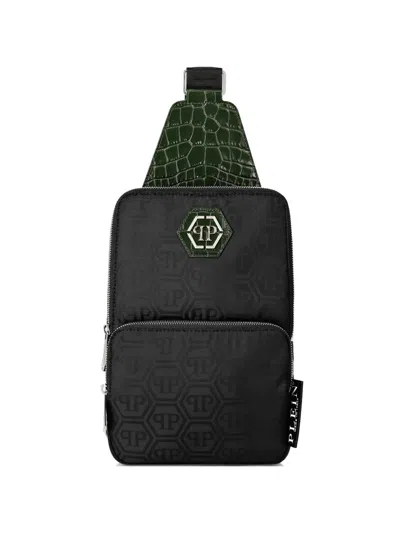 Philipp Plein Monogram Backpack In Black