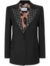 Philipp Plein Monogram Blazer In Black