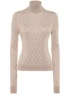 PHILIPP PLEIN MONOGRAM CRYSTAL-EMBELLISHED SWEATER