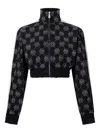 Philipp Plein Monogram Crystal Sweatshirt In Black