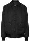 Philipp Plein Monogram-jacquard Bomber Jacket In Black