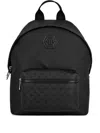 Philipp Plein Monogram-pattern Backpack In Black