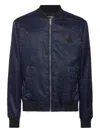 Philipp Plein Monogram-pattern Bomber Jacket