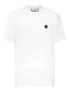 Philipp Plein Lightweight Short Sleeve Crew Neck T-shirt In White