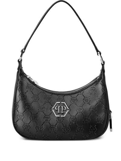 PHILIPP PLEIN MONOGRAM SHOULDER BAG