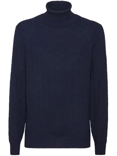 Philipp Plein Monogram Sweatshirt In Blue