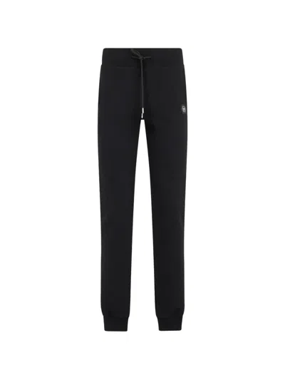Philipp Plein Monogram-jacquard Track Pants In Black