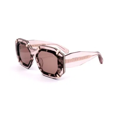 Philipp Plein Multicolor Acetate Sunglasses In Pink