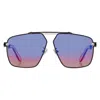 Philipp Plein Multicolor Navigator Unisex Sunglasses Spp049m 0541 63 In Multi