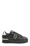 Philipp Plein Hexagon Lo-top Sneakers In Black