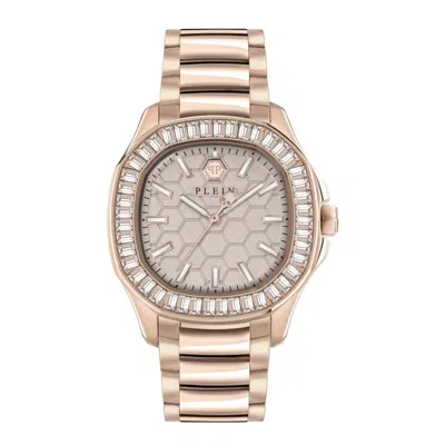 Philipp Plein Multicolor Stainless Steel Dress Watch In Burgundy