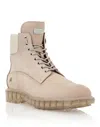 Philipp Plein The Hunter Lace-up Ankle Boots In Beige