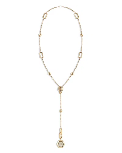 Philipp Plein $nake Hexagon Crystal Necklace Watch, 28mm In Pattern