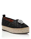 Philipp Plein Nappa Espadrillas Skull In Black