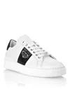 Philipp Plein Nappa Leather Lo-top Sneakers Triangle Plein In White