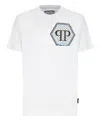 Philipp Plein Short Sleeve T-shirt With Printed Logo In White