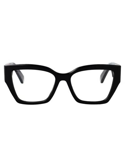 Philipp Plein Nero Lucido Acetate Glasses In Transparent