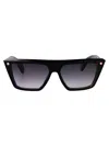 Philipp Plein Nero Lucido Acetate Sunglasses In Brown