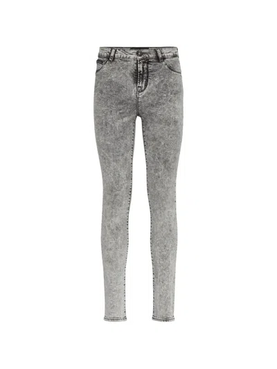 Philipp Plein New Jegging Statement Denim Jeans In Gray