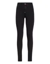 Philipp Plein Denim Super High Waist Jegging Iconic Plein In Multi