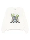 PHILIPP PLEIN `NEW PORT BEACH CUT` LONG SLEEVE SWEATSHIRT