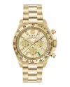 Philipp Plein Nobile Lady Chronograph Watch In Gold