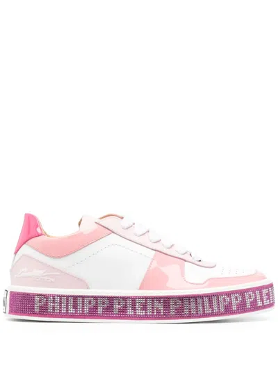 Philipp Plein Notorious Low-top Sneakers In White