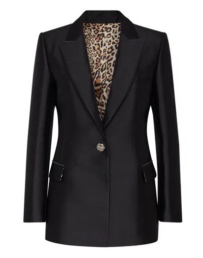 Philipp Plein Office Jacket In Black