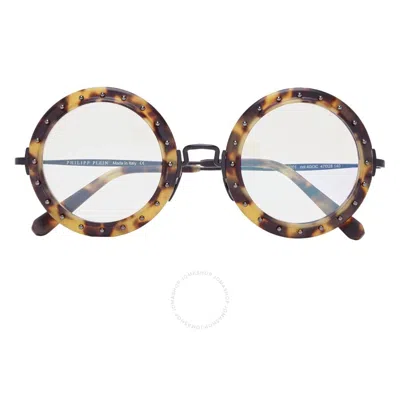Philipp Plein Olivia-v Demo Round Ladies Eyeglasses 000-wev0001-pco002n-4g0c In Multi