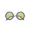 Philipp Plein Olivia Yellow Round Ladies Sunglasses P18a-wes0047-pco002n-qlzk