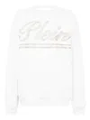 Philipp Plein Open-back Sweatshirt In White
