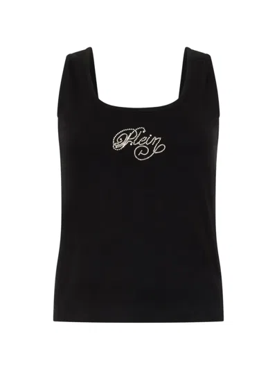 Philipp Plein Open-back Tank Top In Black