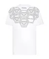 Philipp Plein Ss Hexagon Round-neck T-shirt In White