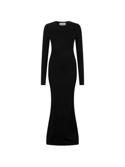 Philipp Plein Open-back Maxi Dress In Black